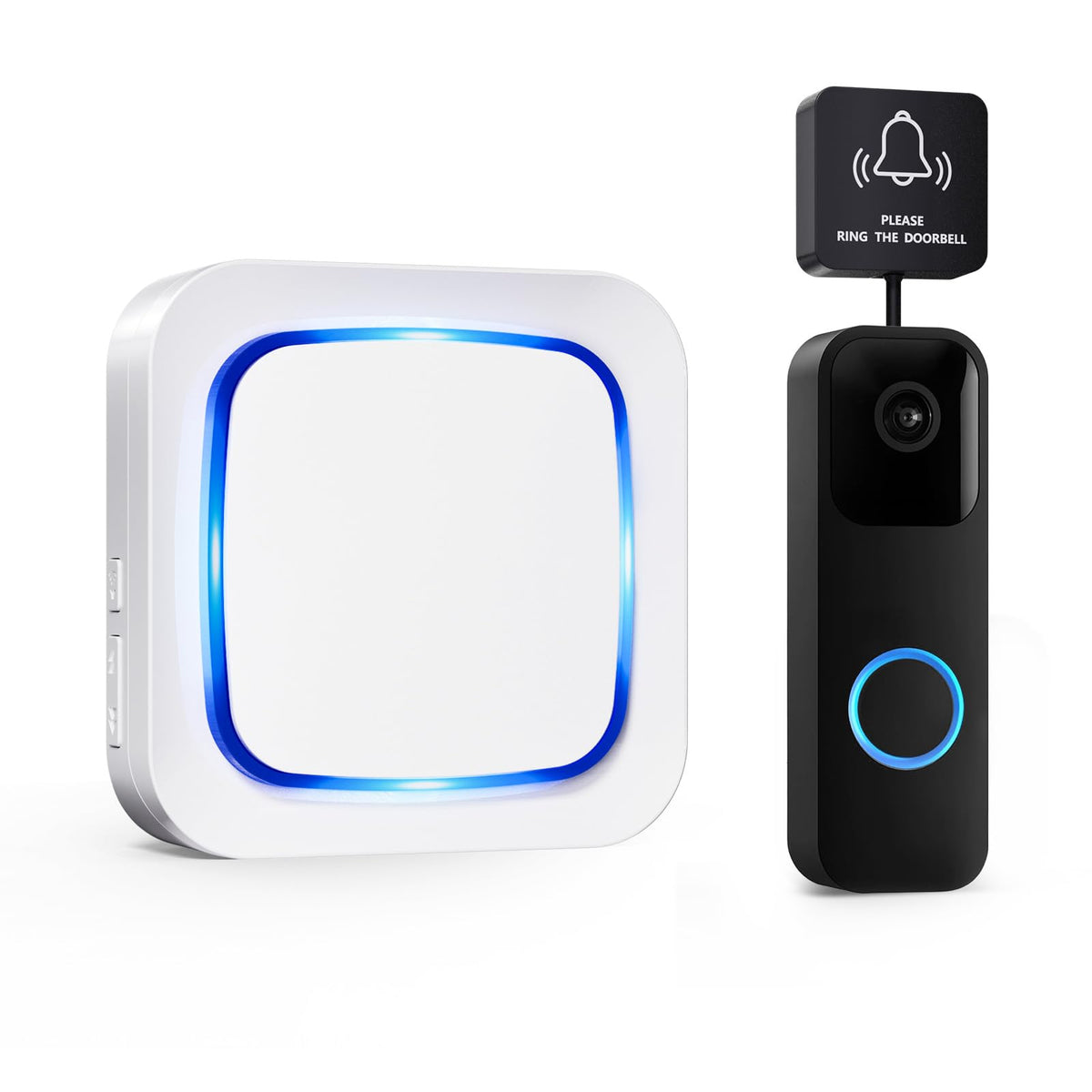 Seektain wireless doorbell transmitter for Blink compatibility delivers instant alerts.