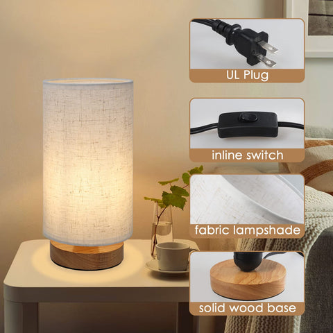 SEENSINY two-pack lamps UL-certified for safe home use.