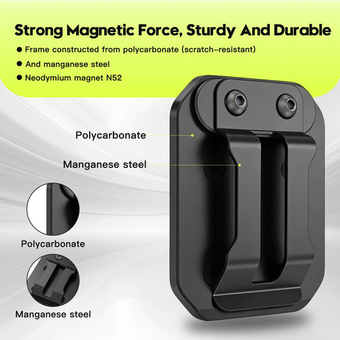 SEESE reliable magnetic clip for outdoor repairs where a toolbox won’t fit.