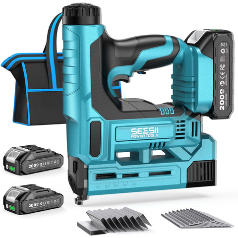 Seesii 18G Brad Nailer in use for precise trim and finish work