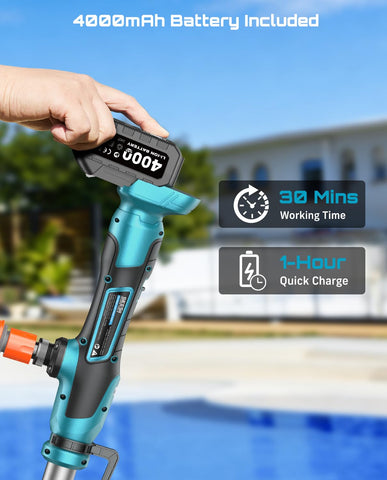 SEESII 3/4-inch outlet connects to standard hoses for simple transfers