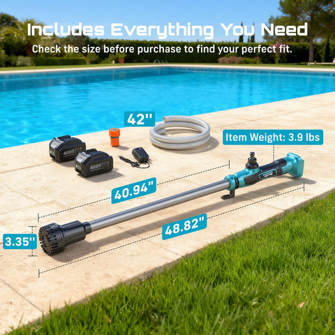 Seesii 32 ft lift capability helps reach distant water sources.
