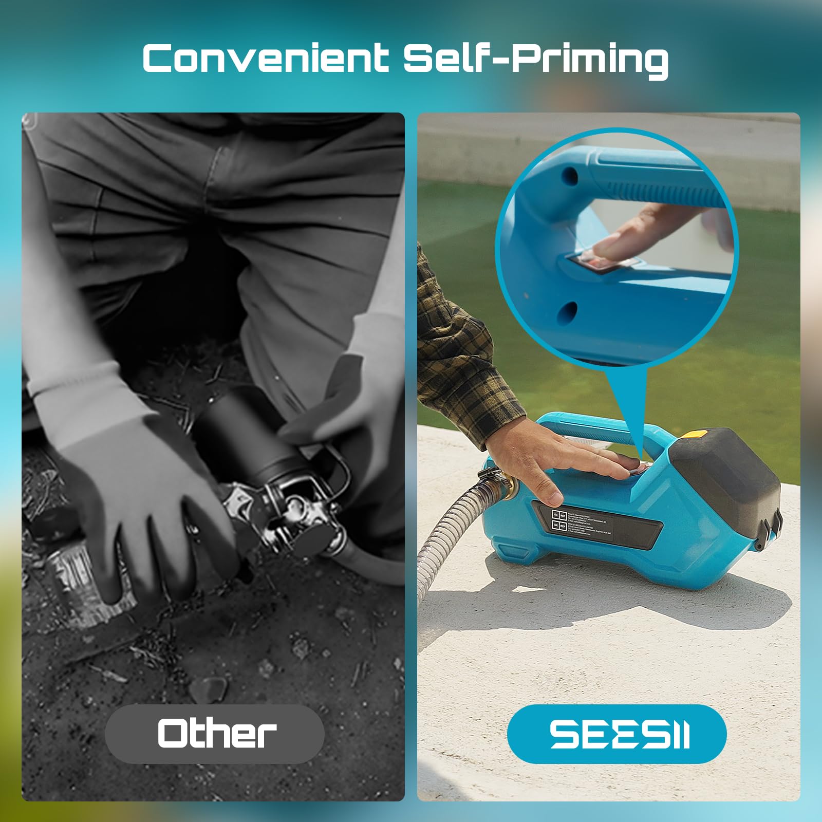 SEESII 65-foot delivery lift enables pumping to elevated areas