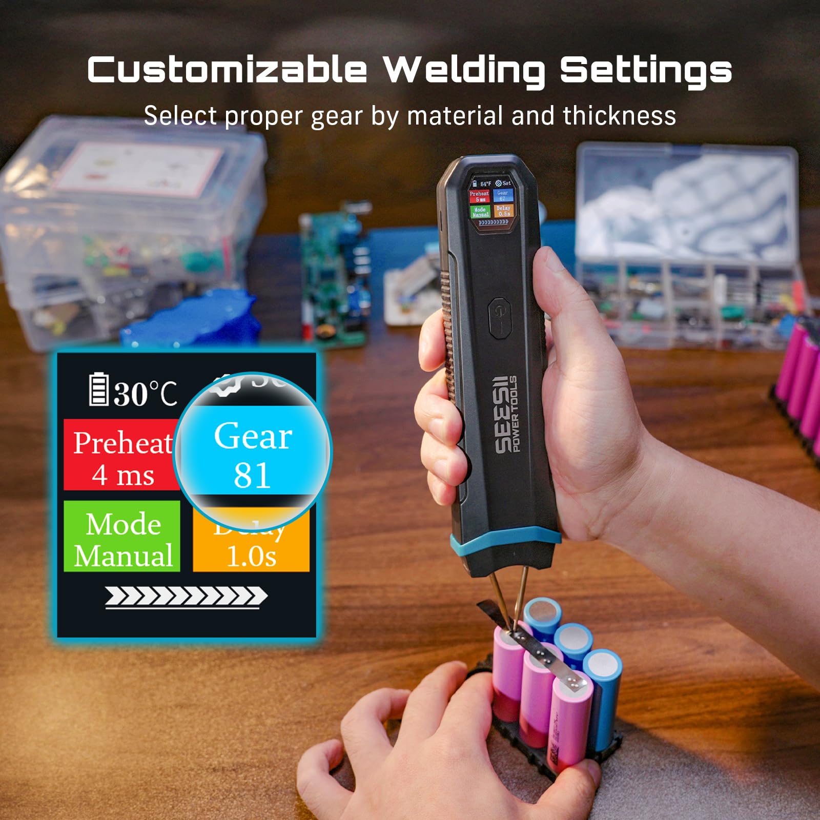 SEESII auto/manual dual modes for different welding tasks