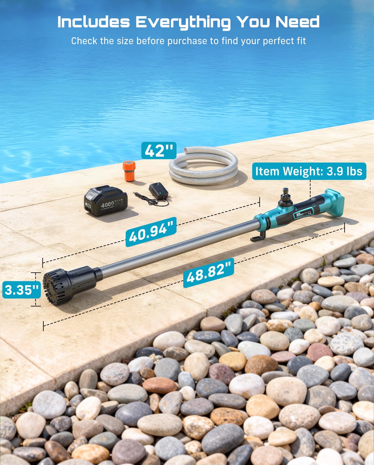 SEESII bottom suction with filtration reduces clogs during draining