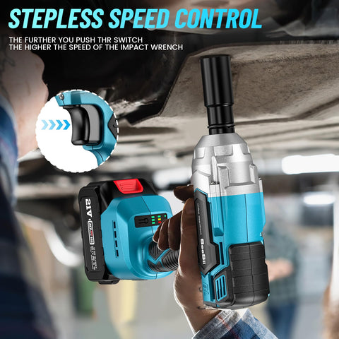 Seesii brake stop feature helps control rotation safely.