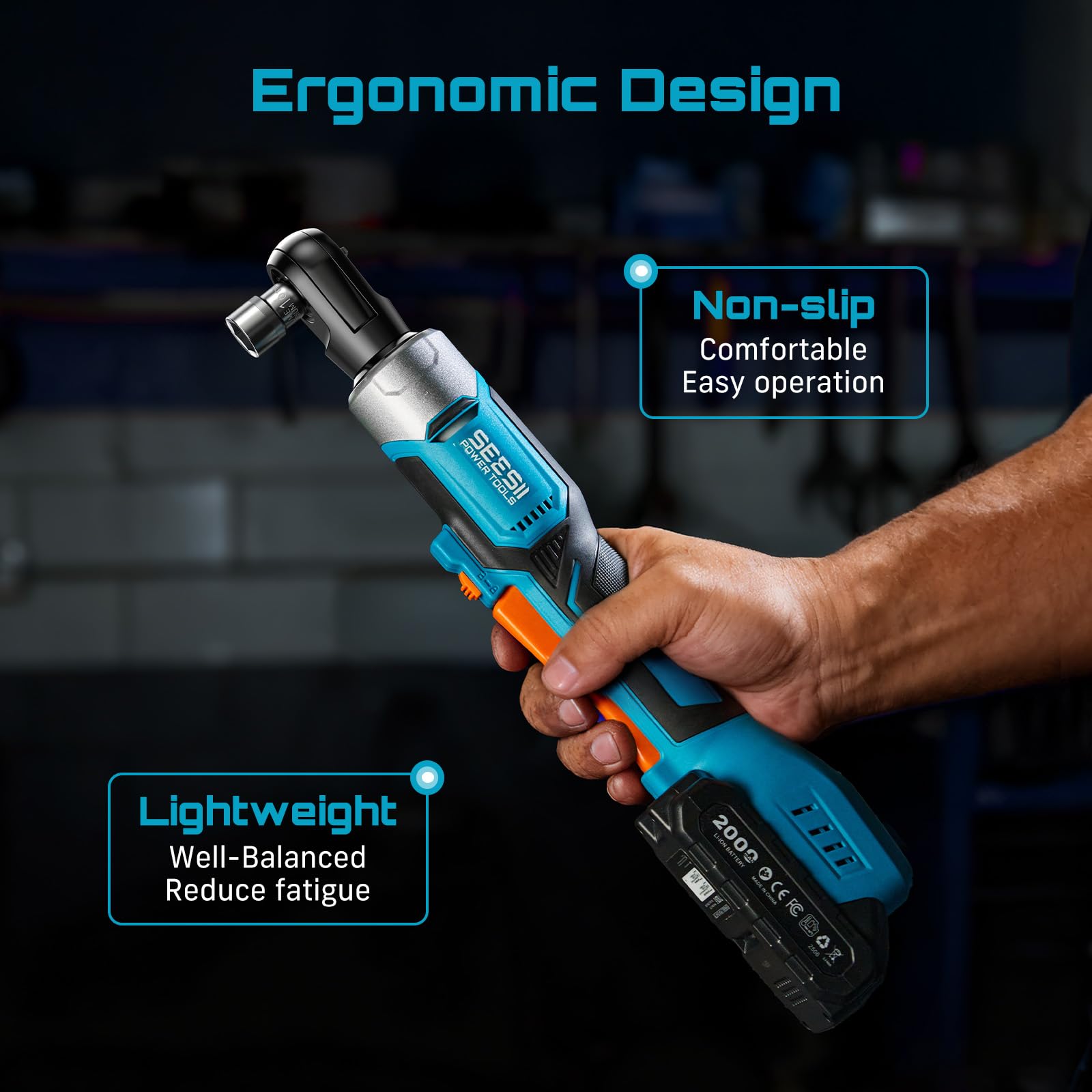 Seesii rigid carry case keeps tools organized and portable.