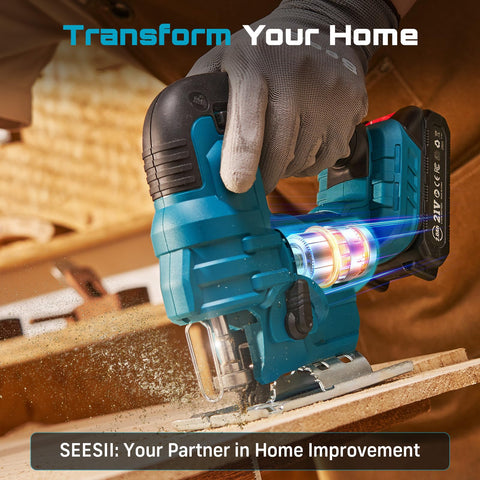SEESII compact cordless jigsaw for portability