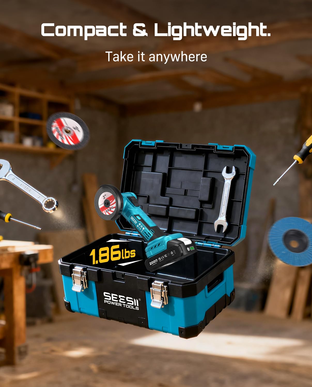 Seesii lightweight design at 1.85 lbs reduces fatigue.