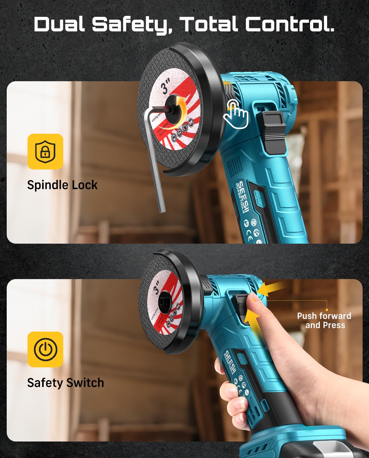 Seesii overheating protection ensures safer long sessions.