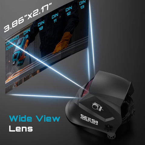 Seesii ground clamp ensures solid electrical contact.
