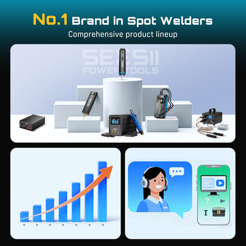 SEESII handheld welding pen design for cable-free operation
