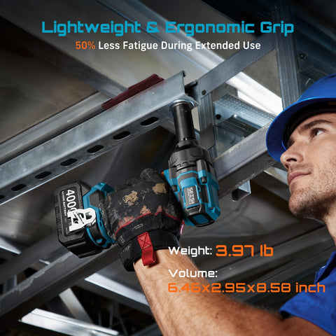 Seesii built-in LED light improves visibility in dark, tight spaces.