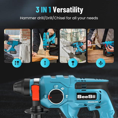 Seesii lightweight 2.3 kg design reduces fatigue during work.