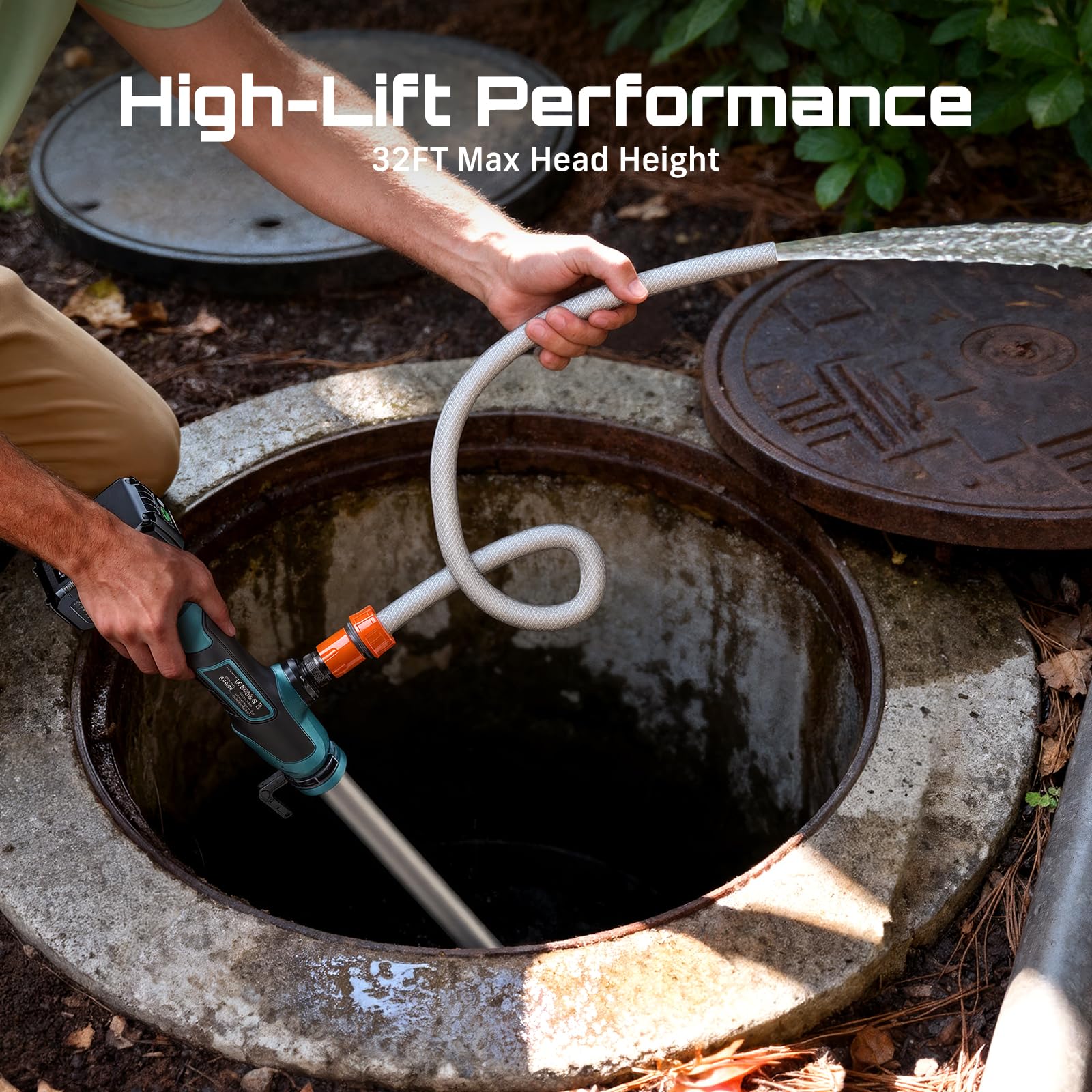 Seesii lightweight 7 lb design enhances portability around the yard.