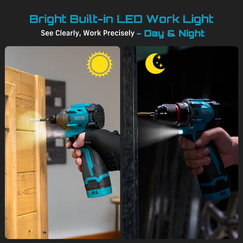Seesii lightweight 2.1 lb tools reduce fatigue on overhead jobs.