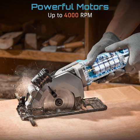 Seesii mini circular saw guide rail delivers straight, clean lines.