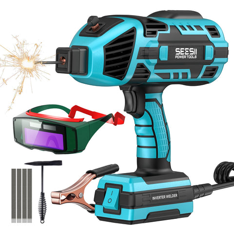 Seesii portable welder handheld body enables easy one-handed operation.