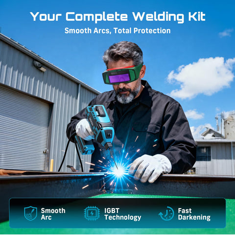 Seesii inverter technology provides stable current for smoother welding.