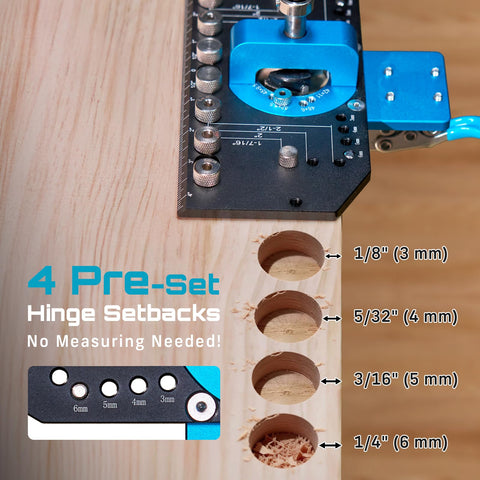 SEESII preset margins suit European and American cabinet standards.