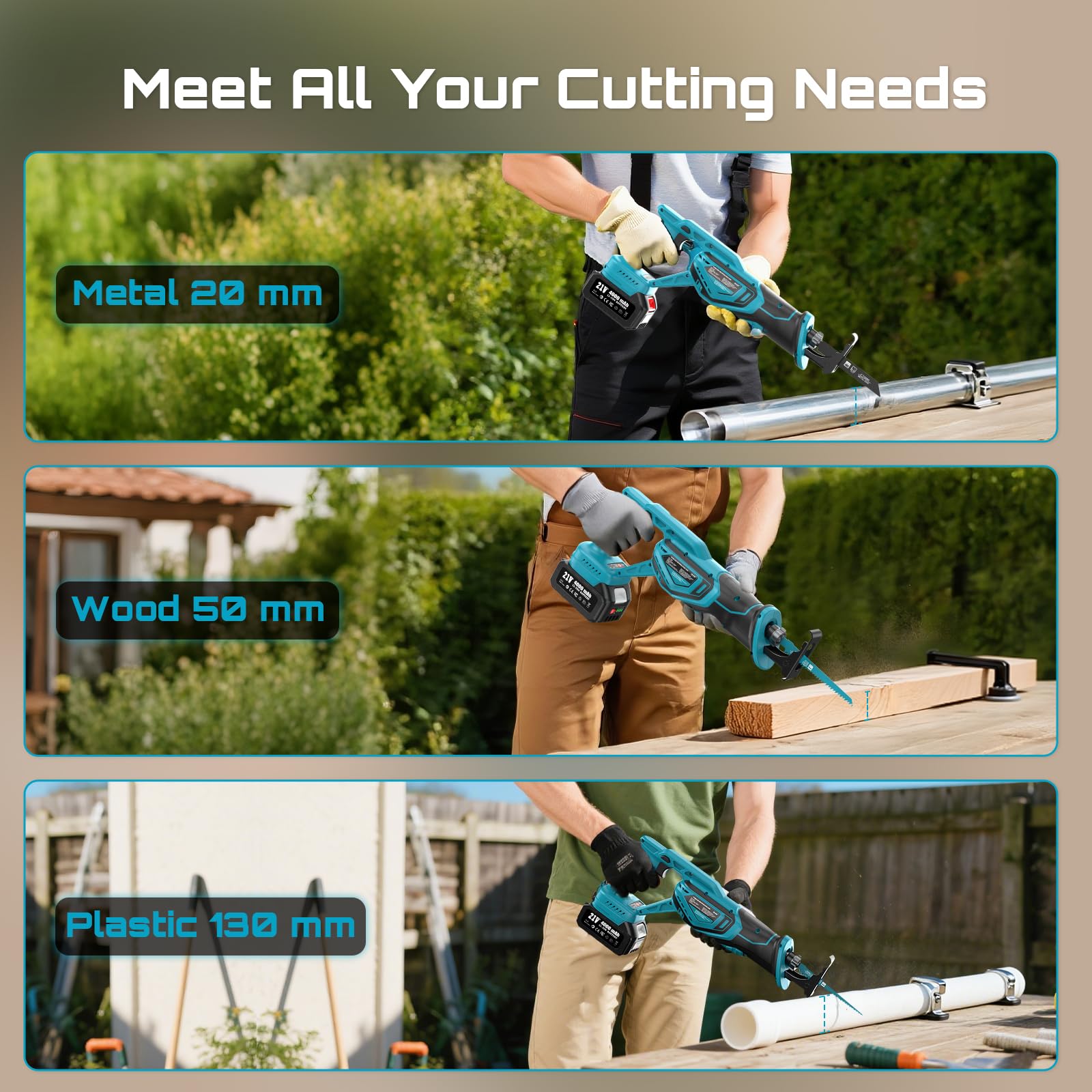 SEESII tool-free blade change enables quick blade swaps