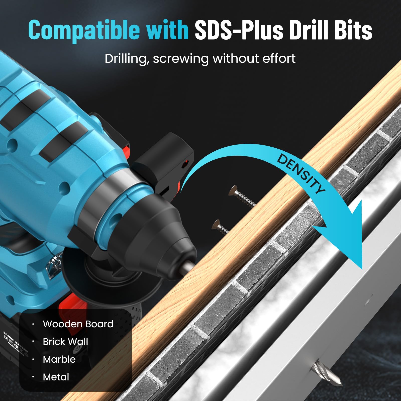 Seesii safety clutch and brushless motor protect components and extend life.
