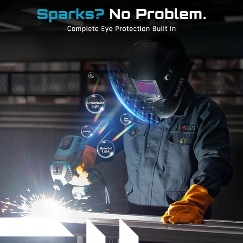 Seesii welding brush preps metal surfaces.