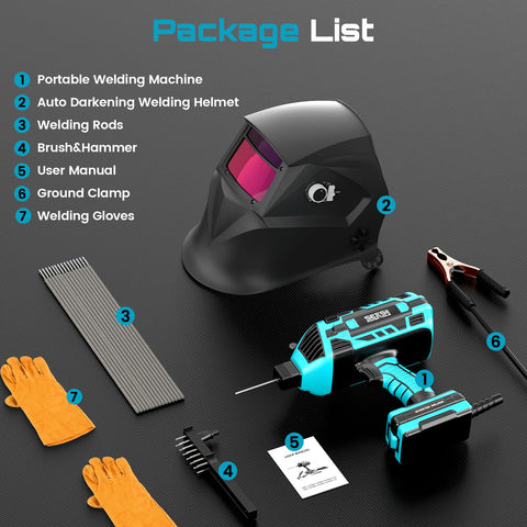 Seesii welding kit stored in included case.