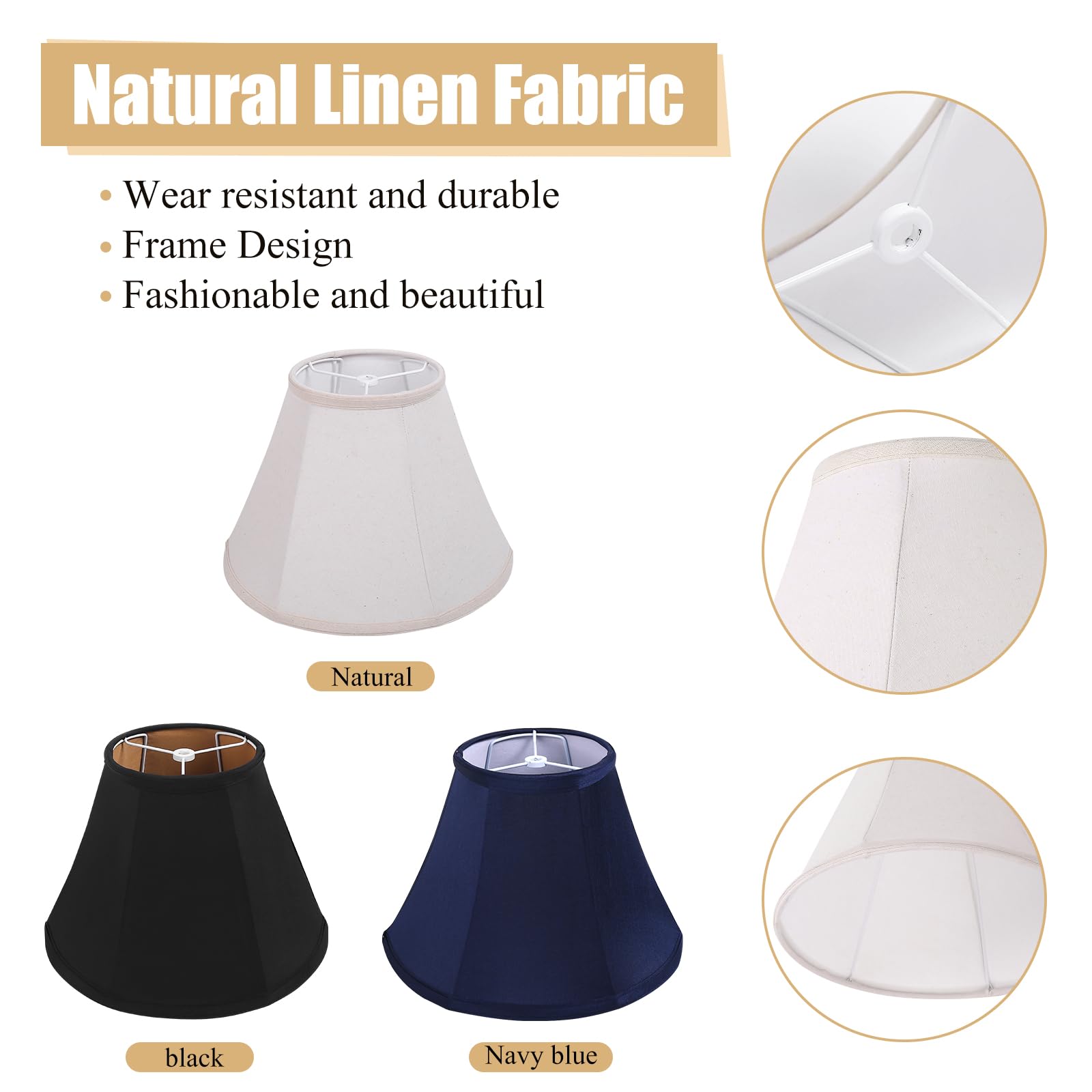 SEEYUAN KD linen texture brings natural warmth to any lamp.