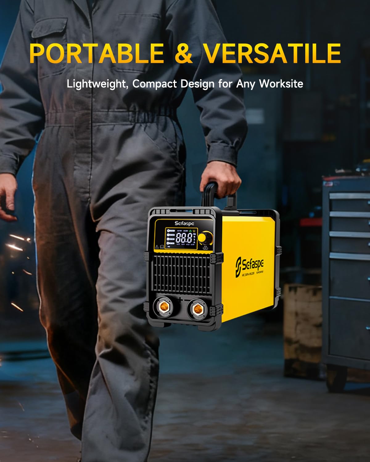 Sefaspe Stick Welder hot-start boost aiding quick arc ignition