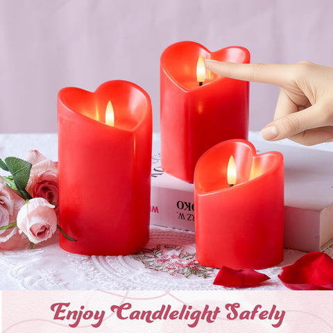 SEHNSY battery-operated candle with remote for effortless mood lighting