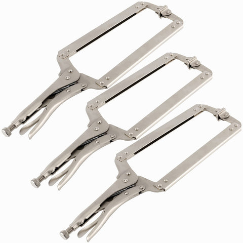 SEHOI 18-inch clamp with swivel pads front view for precise hold