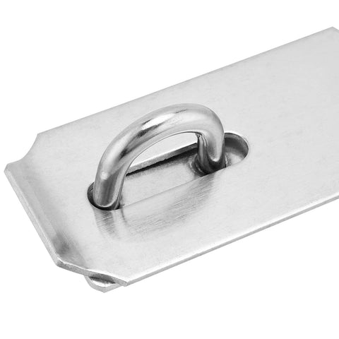 SEHOI padlock hasp being installed on a door showing hidden fixings