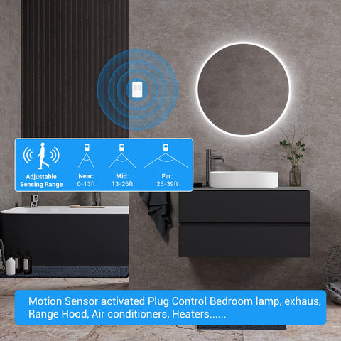 SEHOMY Motion Sensor Switch for range hood, hands-free operation.
