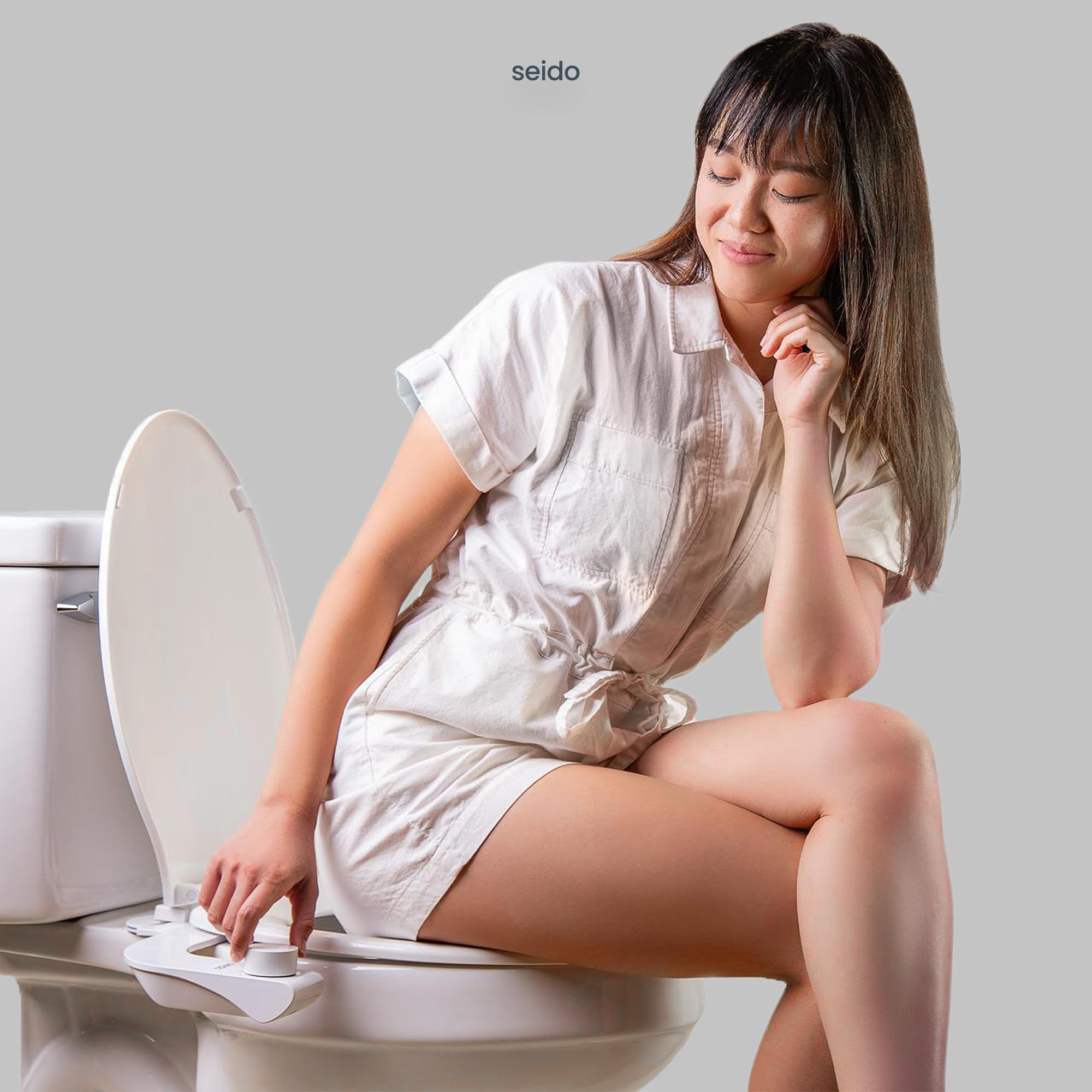Seido Origin 1.0 adjustable water pressure for personalized comfort.
