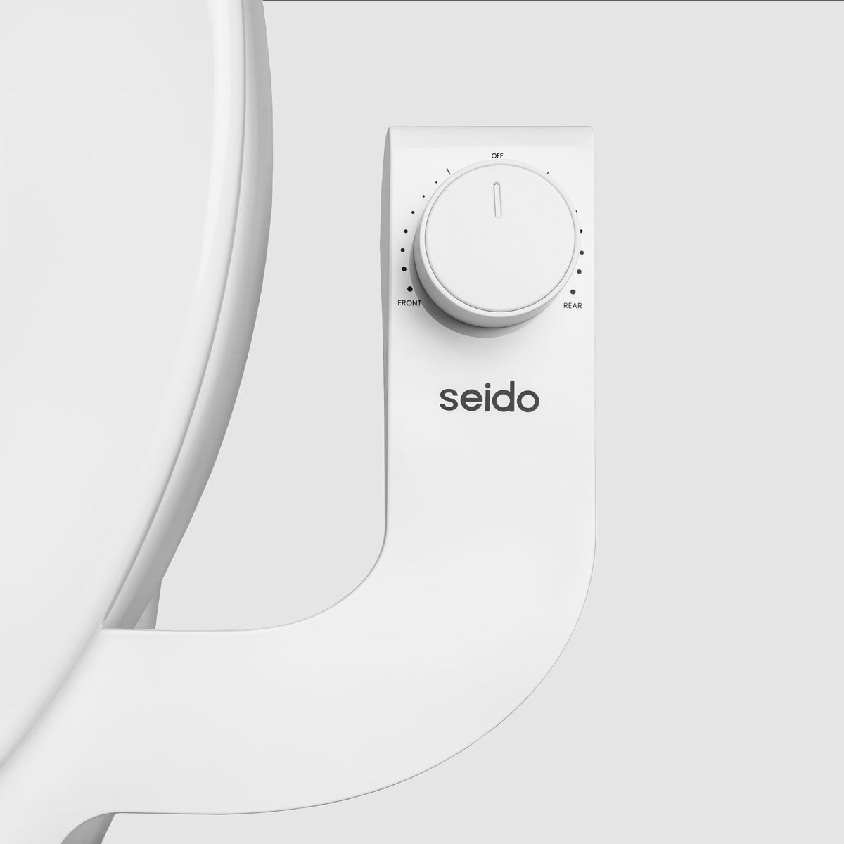 Seido Origin 1.0 front wash dual nozzle for comfortable cleansing.