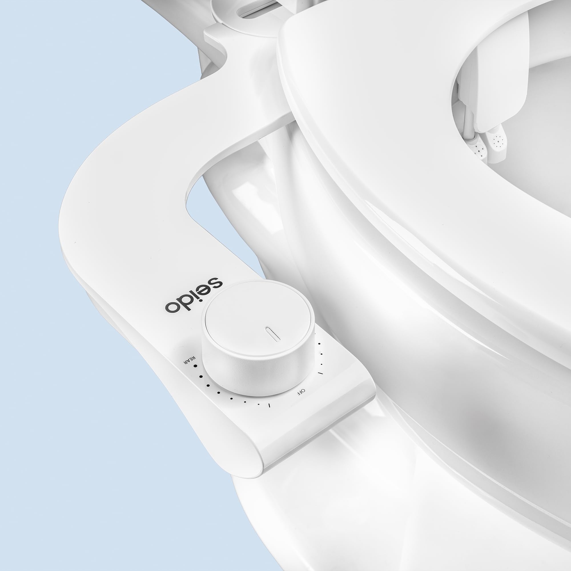 Seido Origin 1.0 white finish complements any bathroom decor.