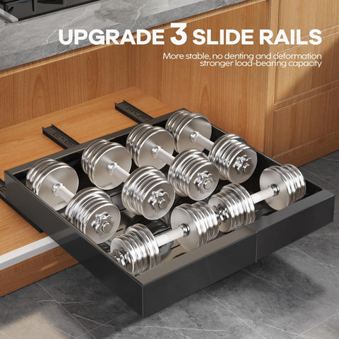 Seinloes adjustable width between 12.05 and 20.4 inches fits various cabinets.