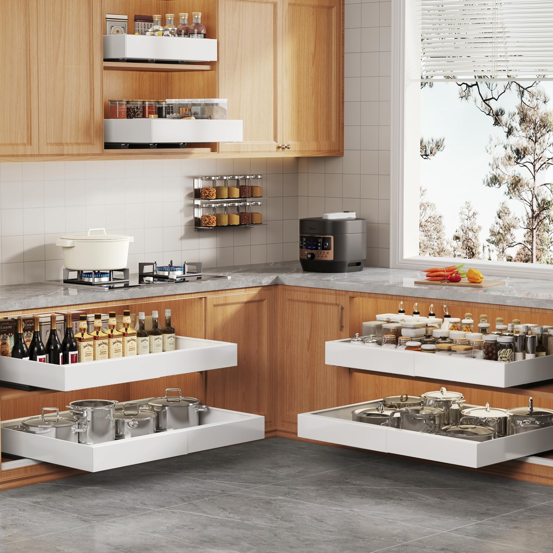 Seinloes removable setup allows quick relocation without cabinet damage.