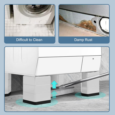 SEISSO durable floor protection elevates appliances for easier cleaning