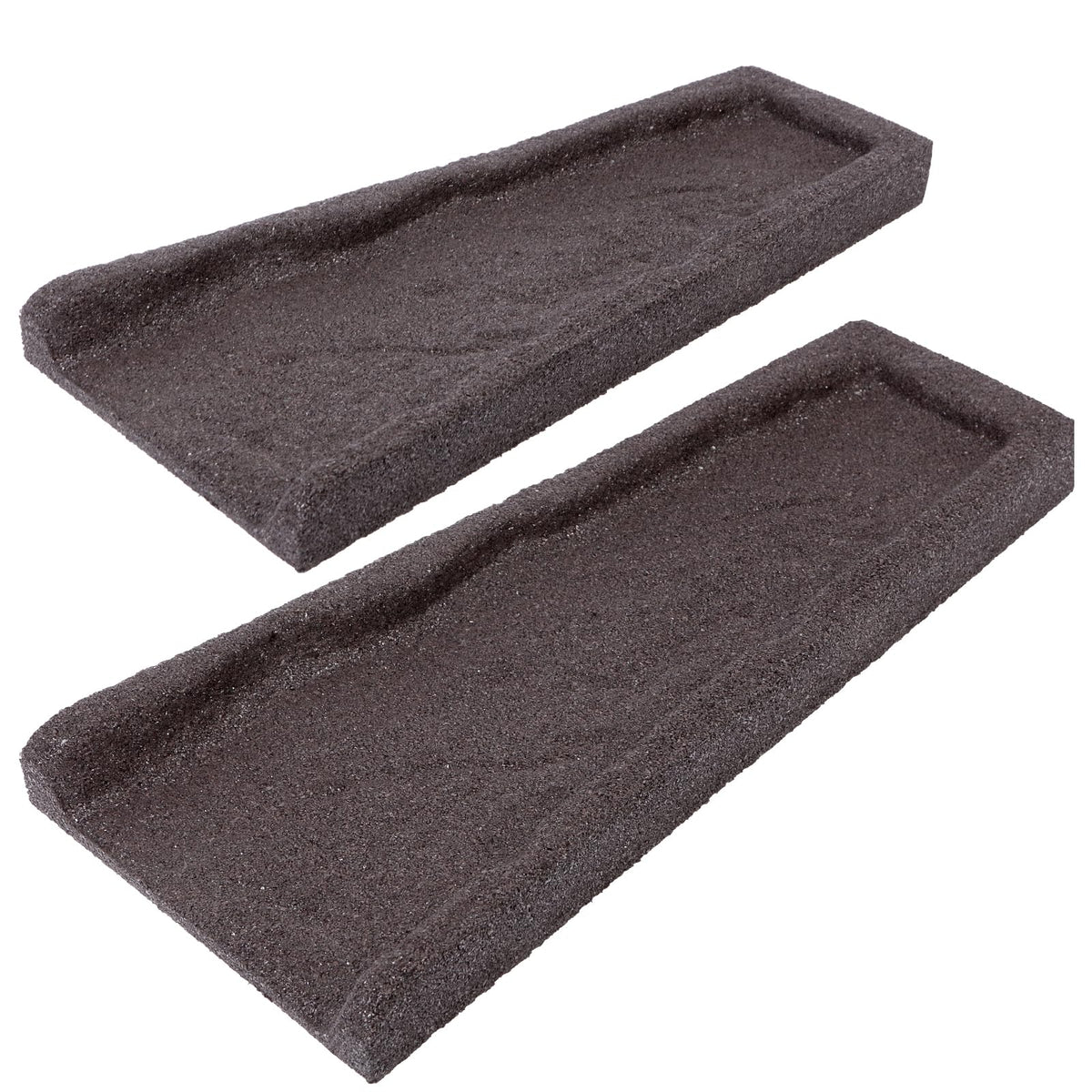 Sekcen rubber downspout splash block brown diverts water from foundation