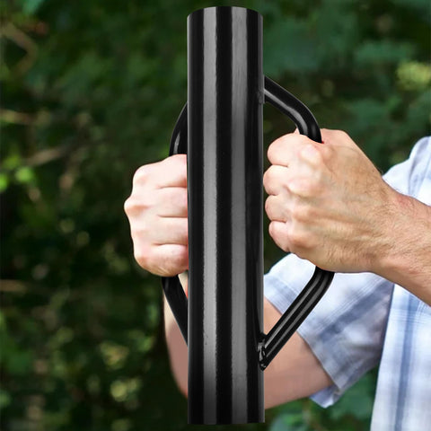 Sekcen rust-resistant rammer protects posts during installation.