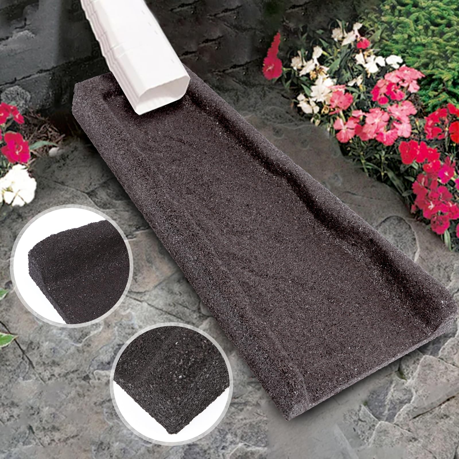 Sekcen weather-resistant splash blocks resist cracking in extreme weather
