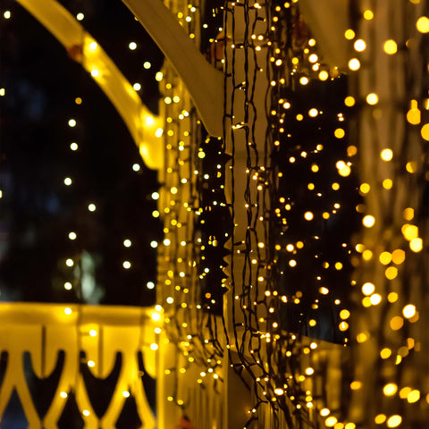 Selarlyt 8 modes solar string lights with IP65 protection for versatile ambiance.
