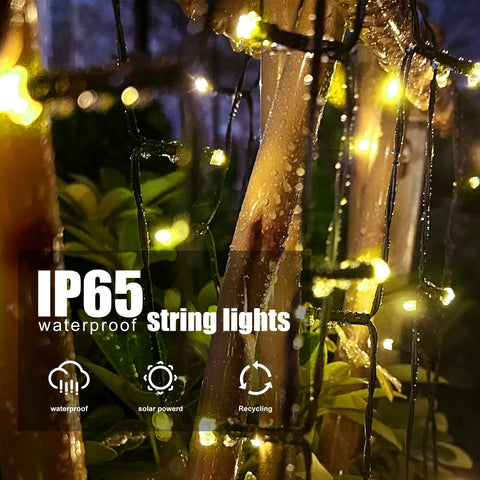 Selarlyt warm white outdoor lights create a cozy, inviting evening glow.