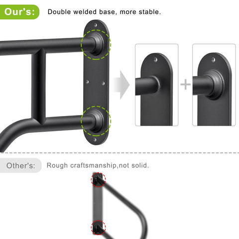 SELEWARE 10 inch straight bar adds vertical reach for easy access