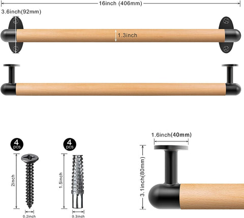 SELEWARE beech wood handrail delivers a warm, comfortable grip
