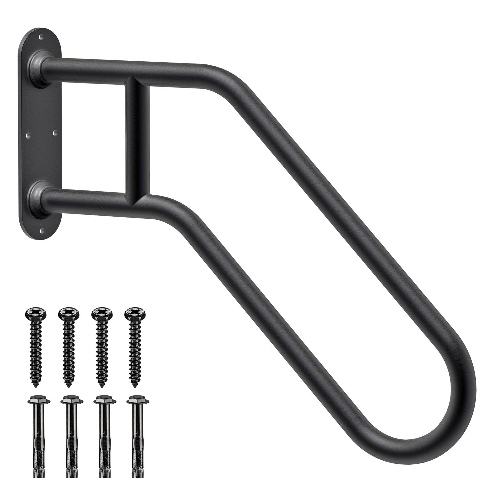 SELEWARE wall-mount handrail outdoors provides secure 1-3 step support