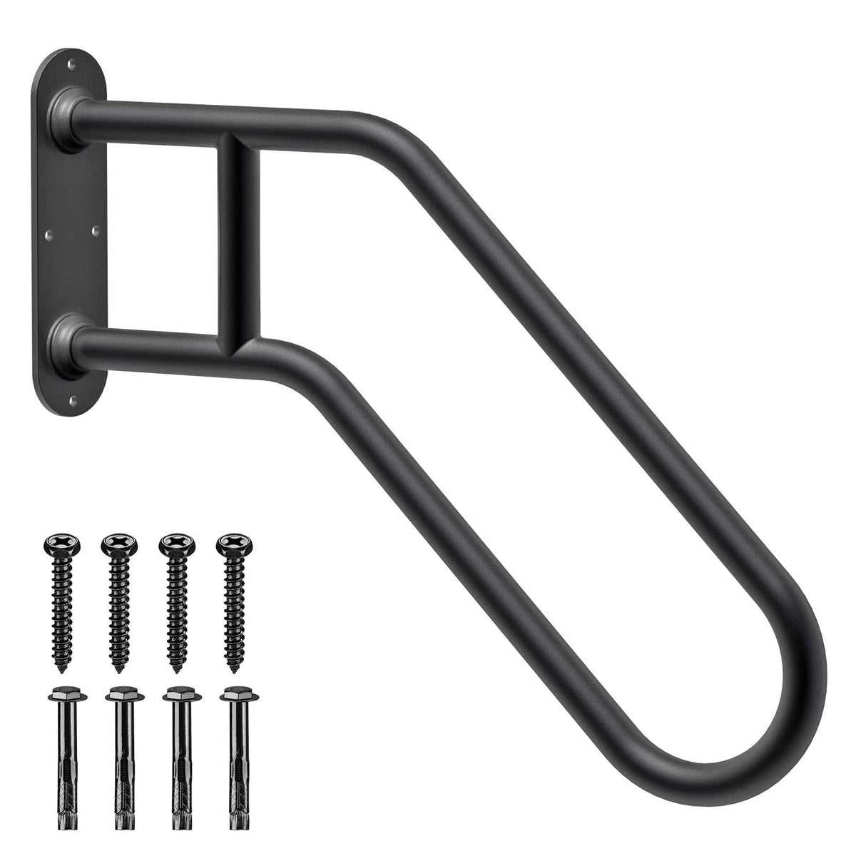 SELEWARE wall-mount handrail outdoors provides secure 1-3 step support
