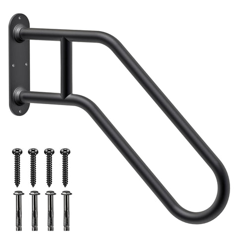 SELEWARE wall-mount handrail outdoors provides secure 1-3 step support